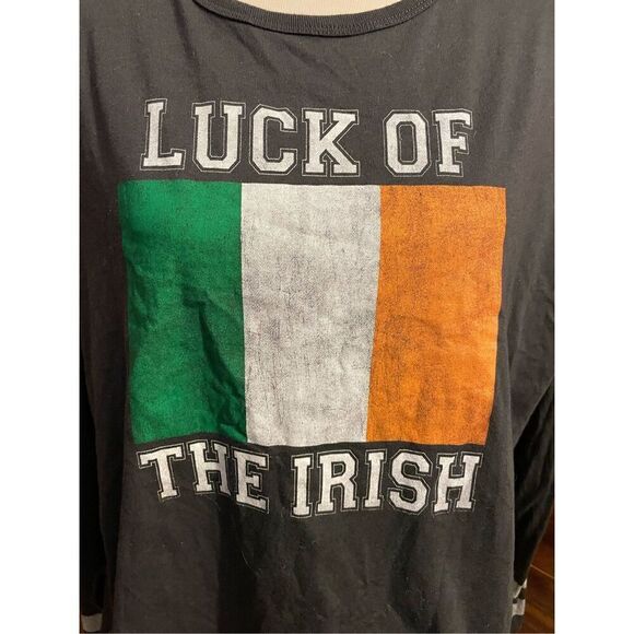 St. Patrick’s Day Way to Celebrate! Gary Long sleeve Shirt with Irish Flag Size - Picture 6 of 9